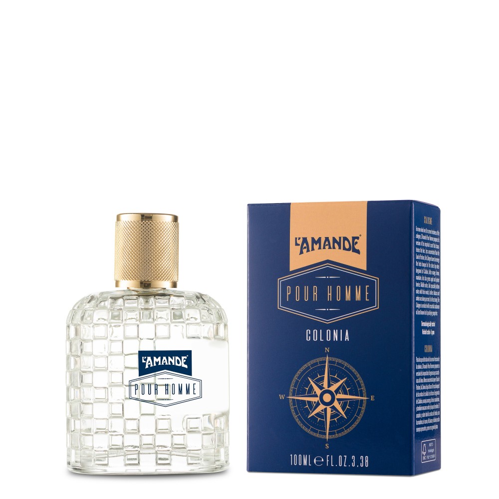 L'Amande Pour Homme Acqua Di Colonia Eau De Cologne 100ML 