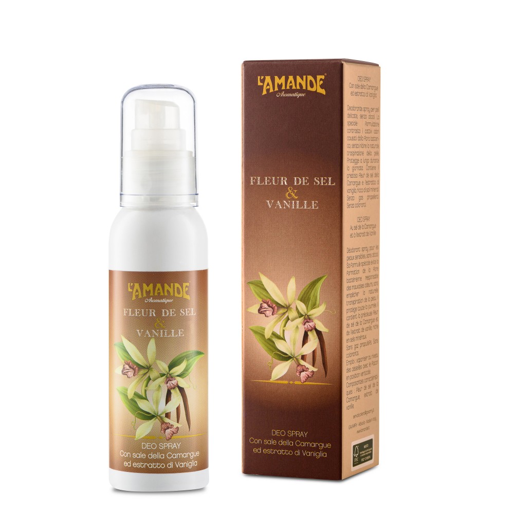 L'Amande Fleur de Sel & Vanille Deodorante Spray 100ML 