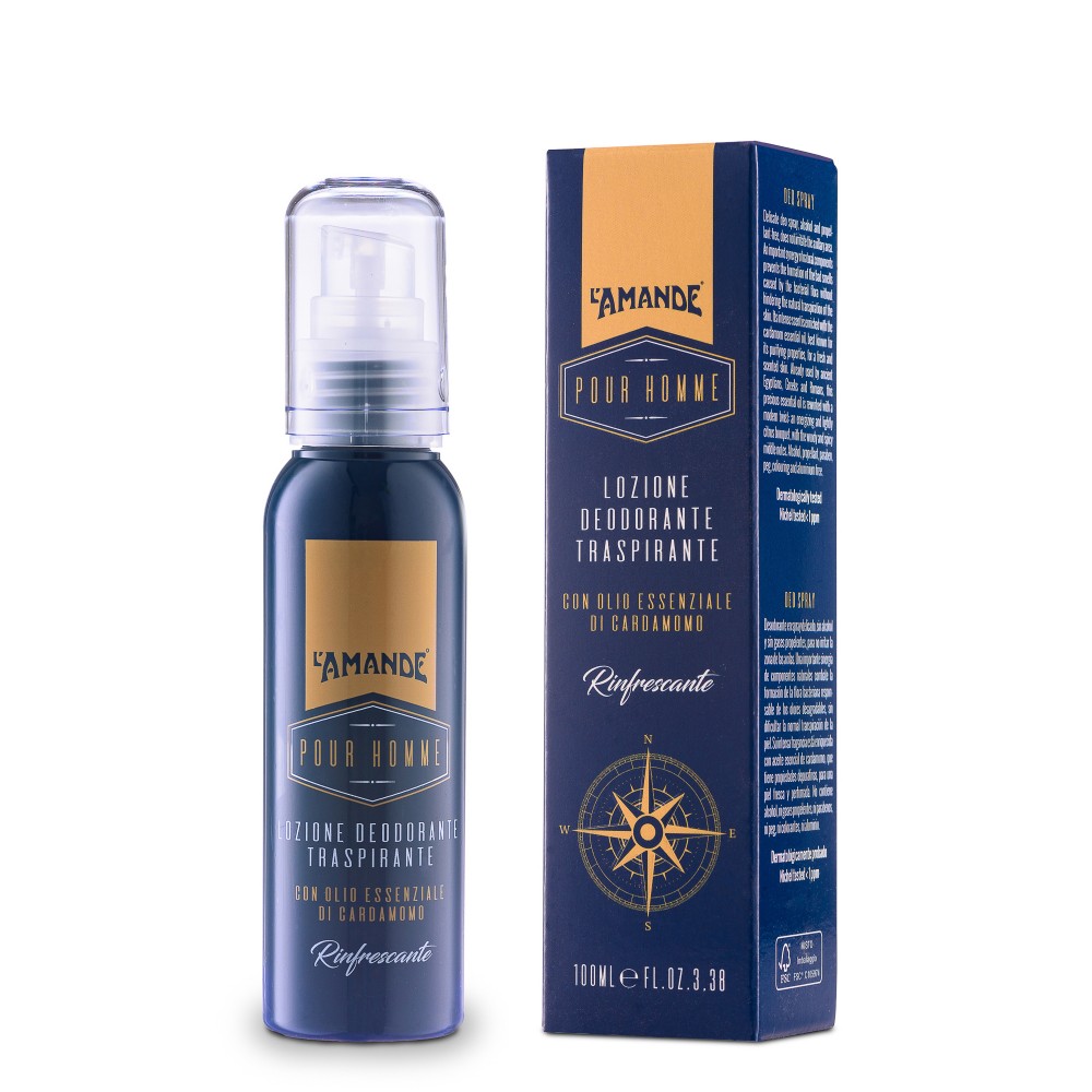 L'Amande Pour Homme Lozione Deodorante Traspirante 100ML 