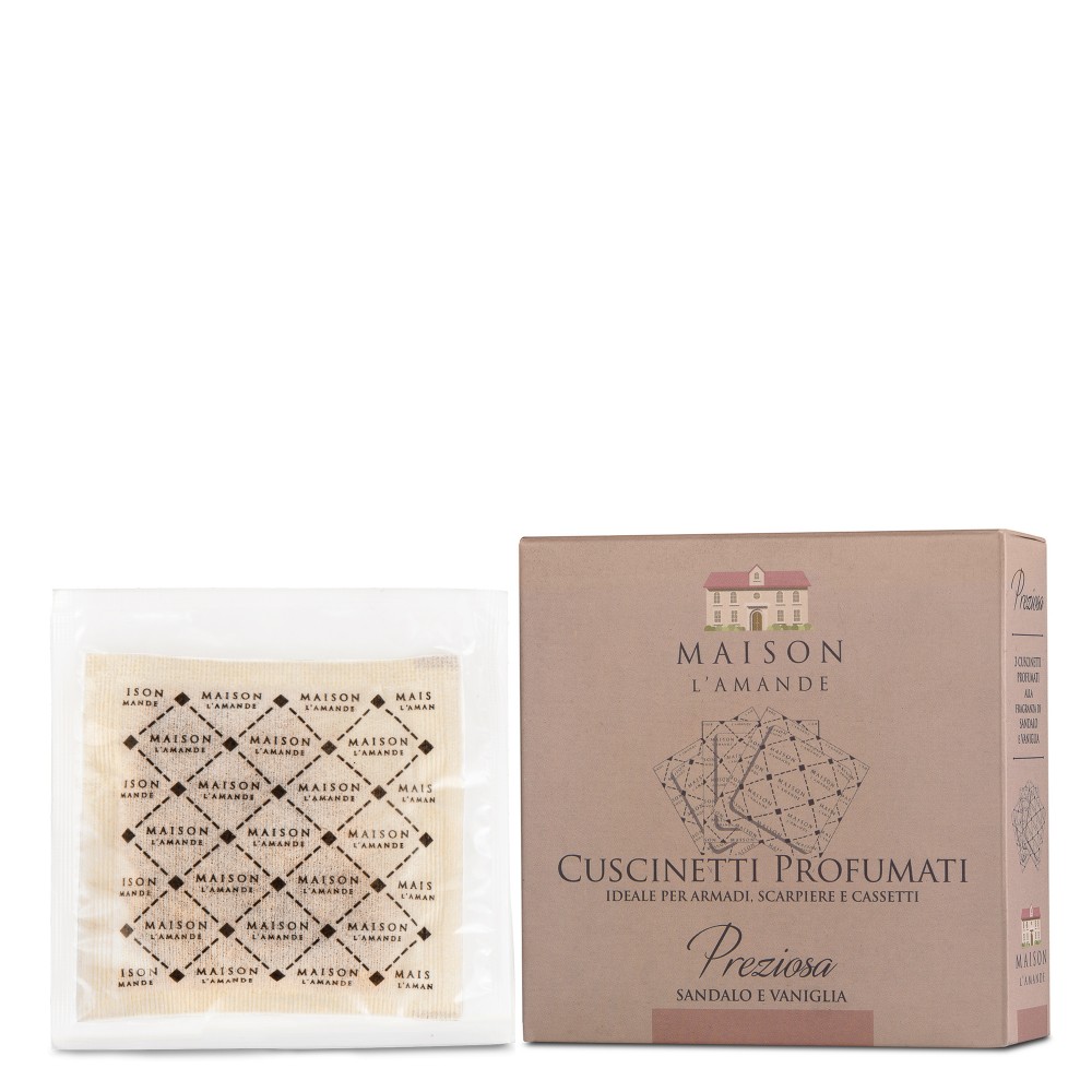 L'Amande Maison Preziosa Tris Cuscinetti Profumati 