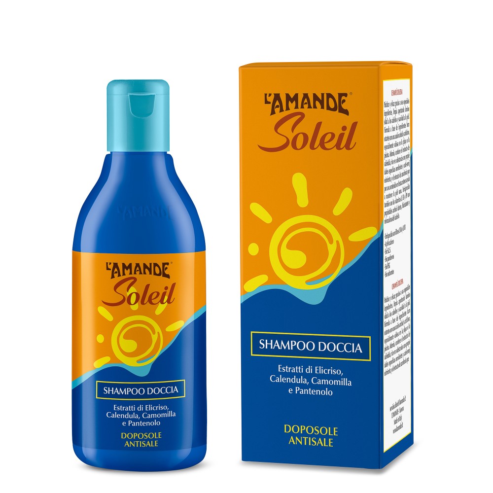 L'Amande Soleil Shampoo Doccia Doposole Antisale 250ML 