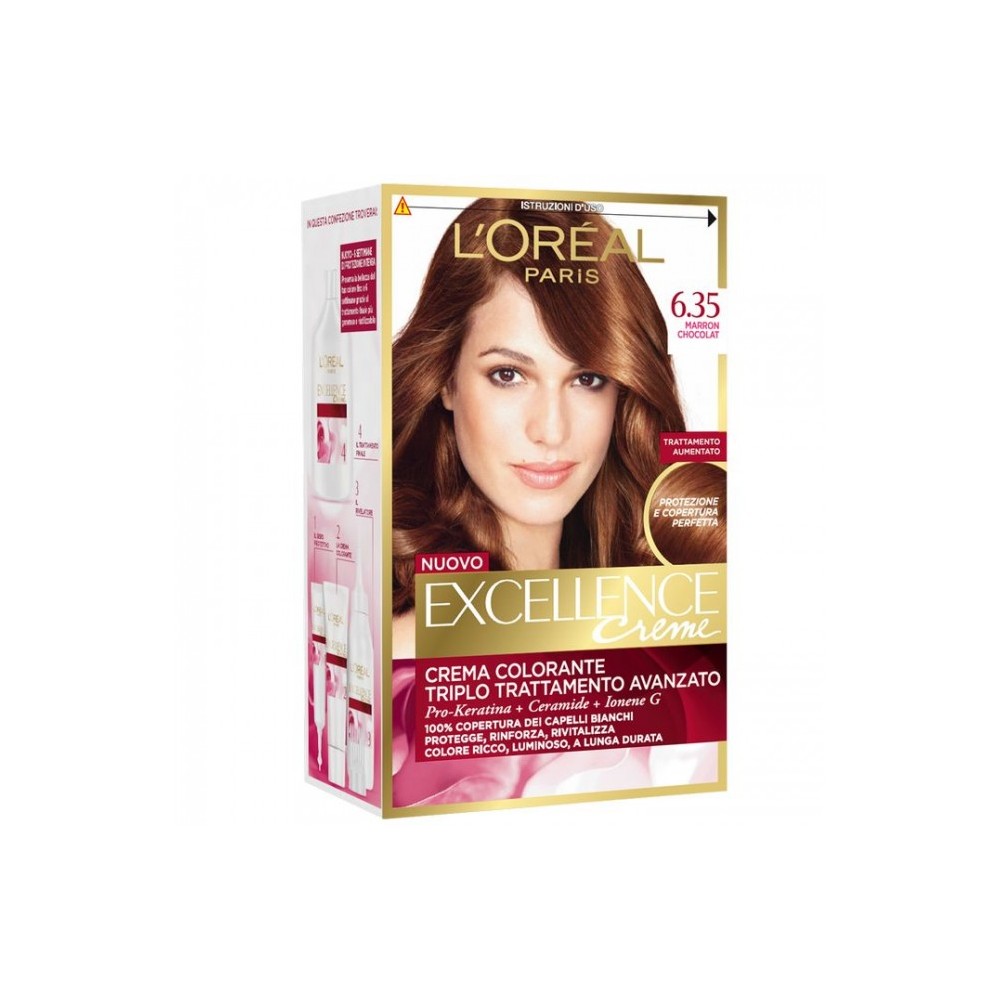 L'Oreal Paris Excellence Crema Colorante - 6.35 Marron Chocolat 