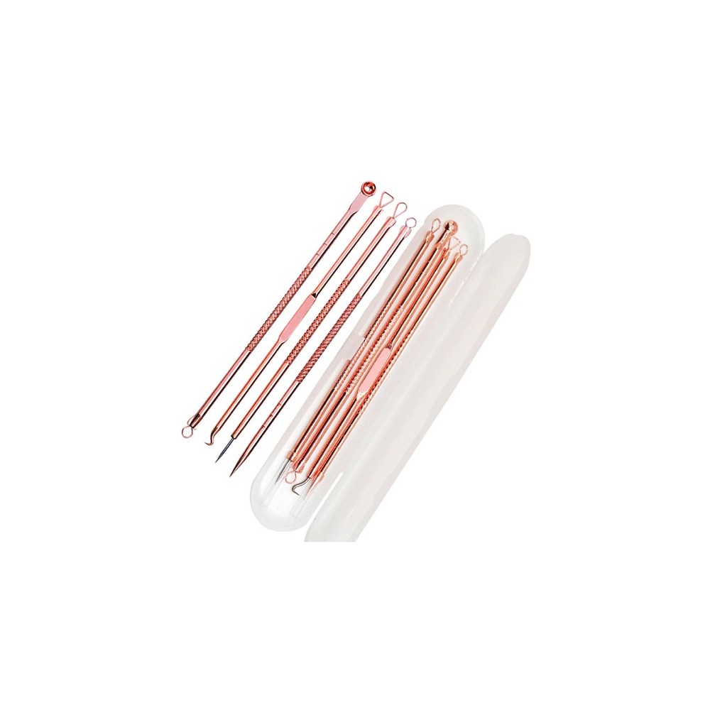 Zoe Ayla Pimple Popper Kit with Handy Storage Case - Pink 