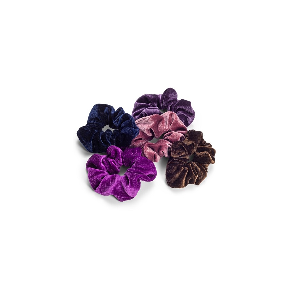 Zoe Ayla Velvet Scrunchies 5PZ 