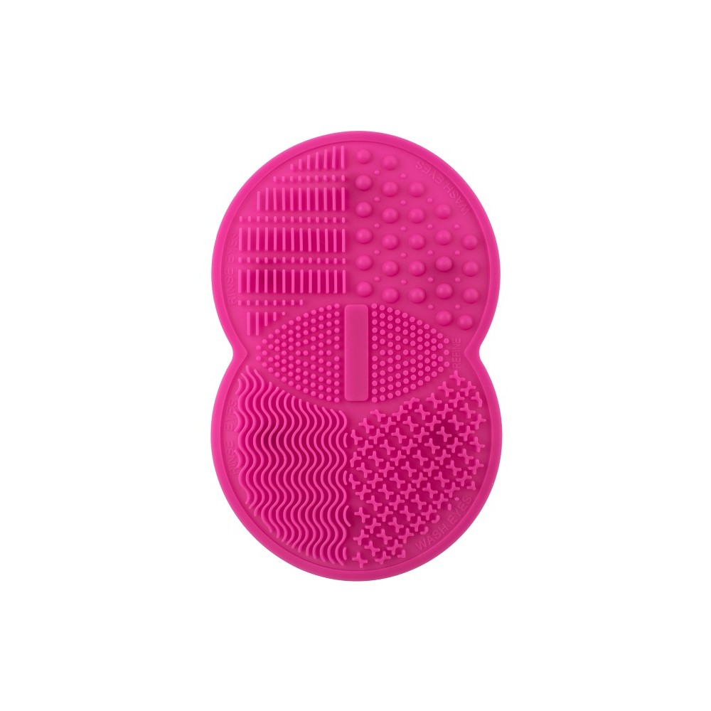 Zoe Ayla Professional Silicone Make-Up Brush Cleansing Rubber Pad - Pink 