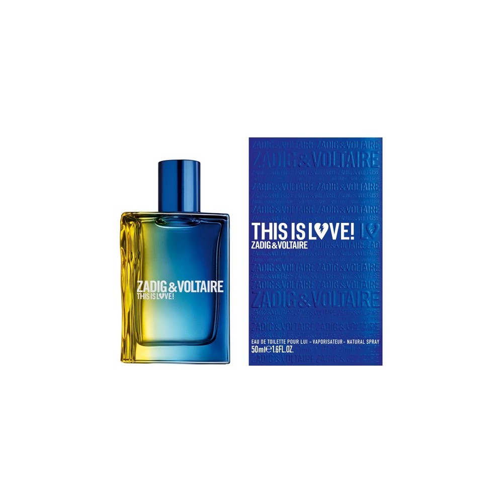 Zadig & Voltaire This Is Love! Pour Lui Eau De Toilette 50ML 