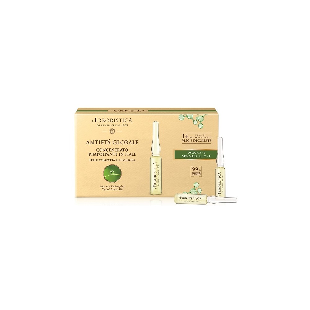 Athena's L'Erboristica Antietà Globale Concentrato Rimpolpante in Fiale 7X2ML 