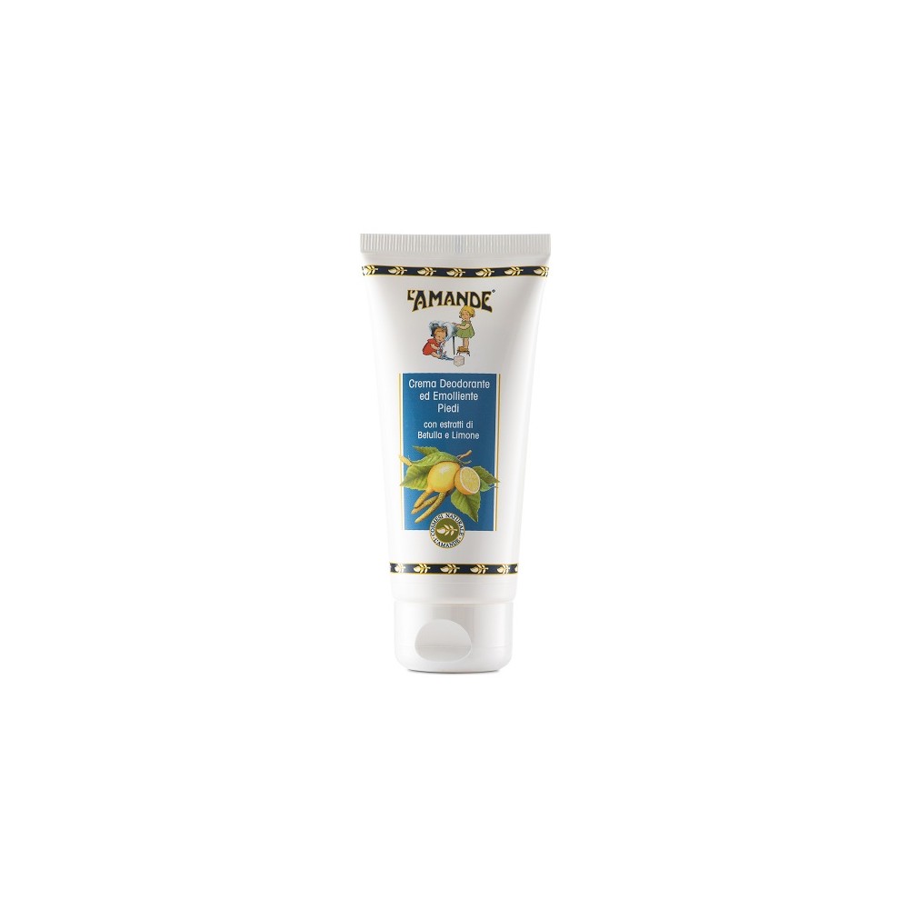 L'Amande Marseille Crema Deodorante ed Emolliente Piedi 100ML 