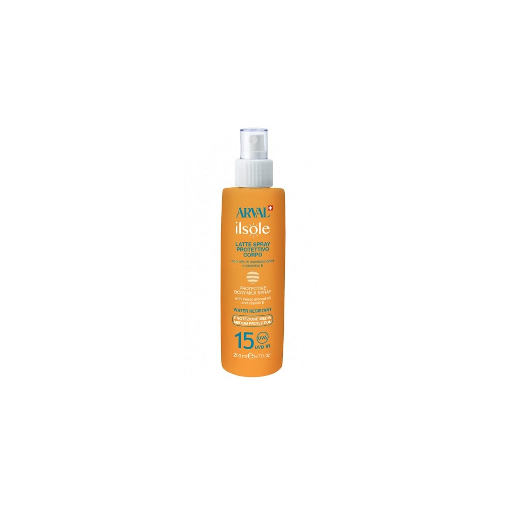 Arval ilsole Latte Spray Protettivo Corpo SPF 15 200ML 