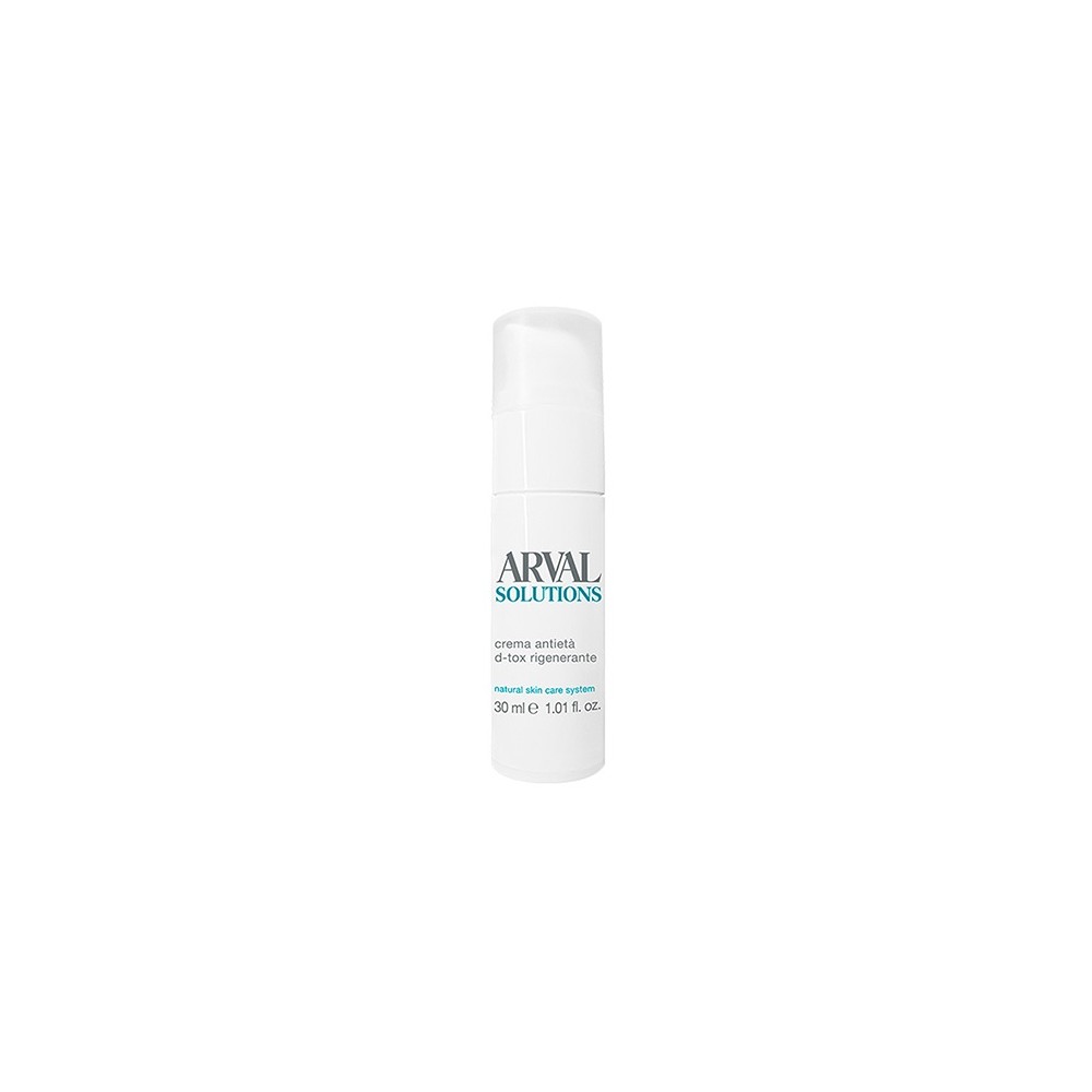 Arval Solutions Natural Skin Care System Crema Anti Età D-Tox Rigenerante 30ML 