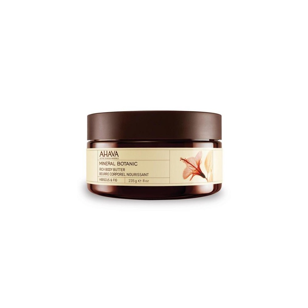 Ahava Mineral Botanic Rich Body Butter Hybiscus & Fig 235GR 