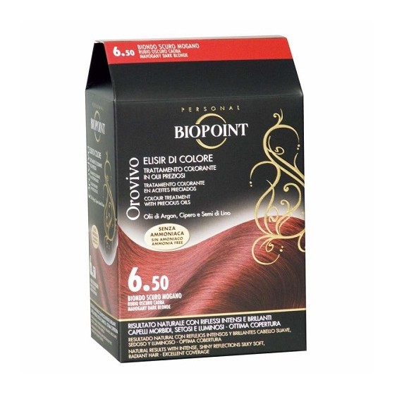 Biopoint Kit Orovivo Elisir di Colore - 6.5 Biondo Scuro Mogano