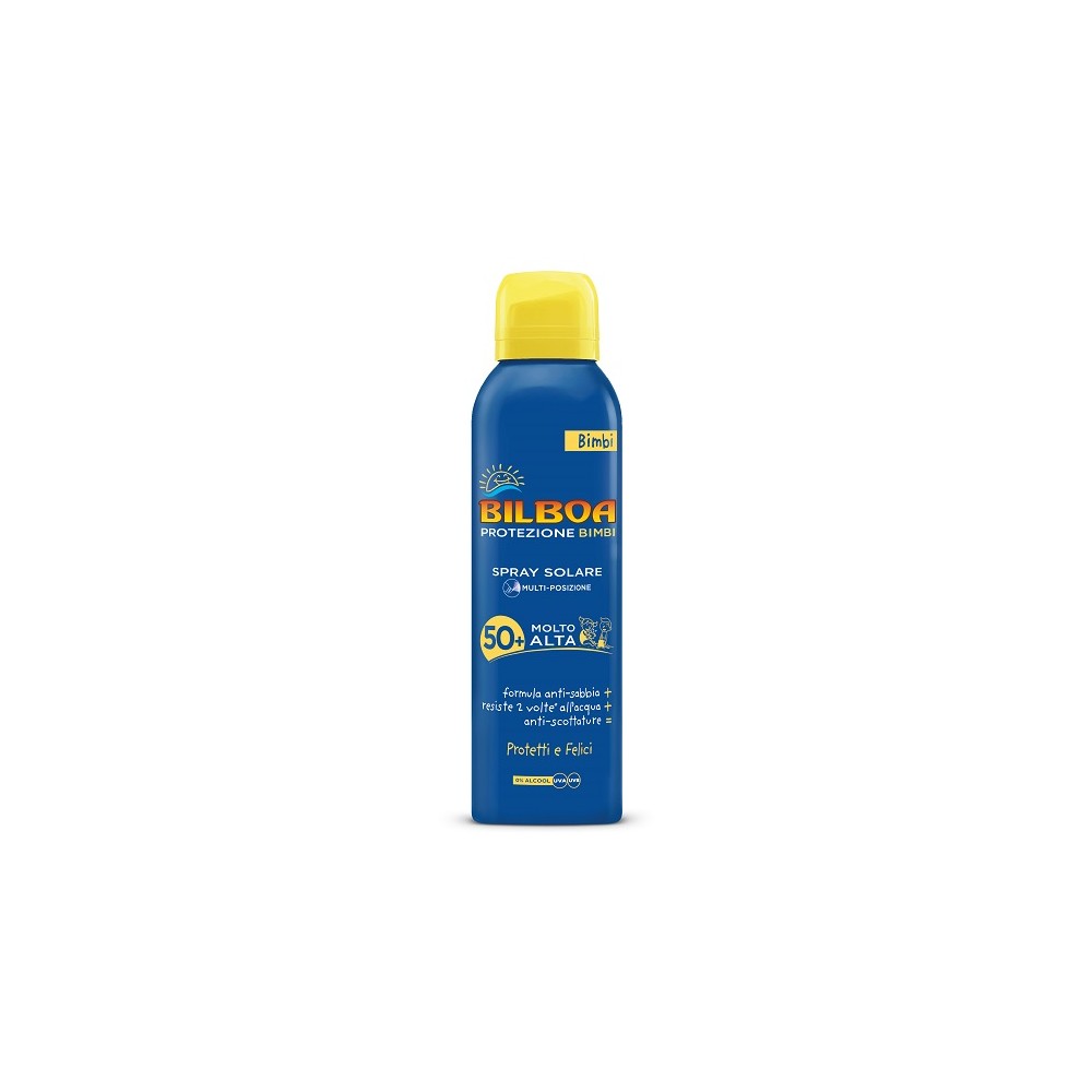 Bilboa Bimbi Spray Solare Multi-Posizione SPF 50+ 150ML 