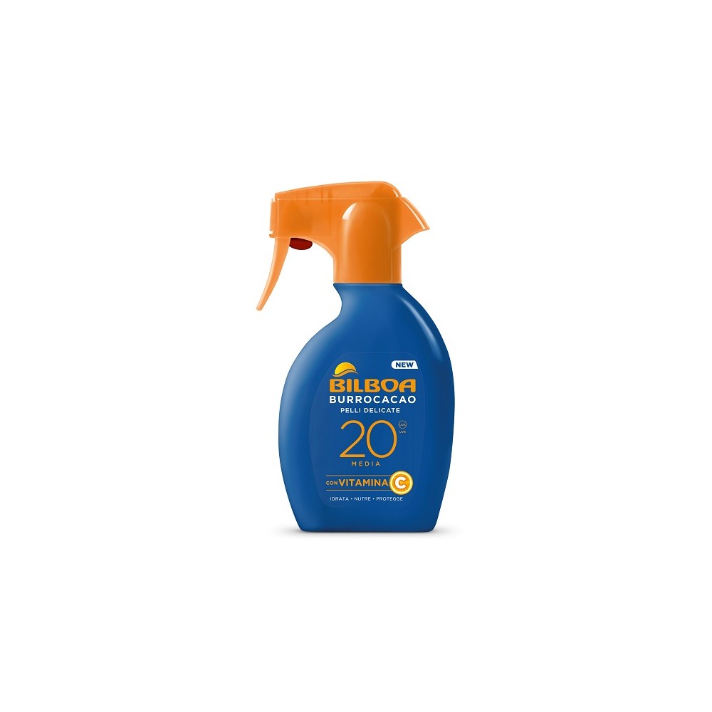 Bilboa Burrocacao Pelli Delicate Spray Solare SPF 20 250ML 