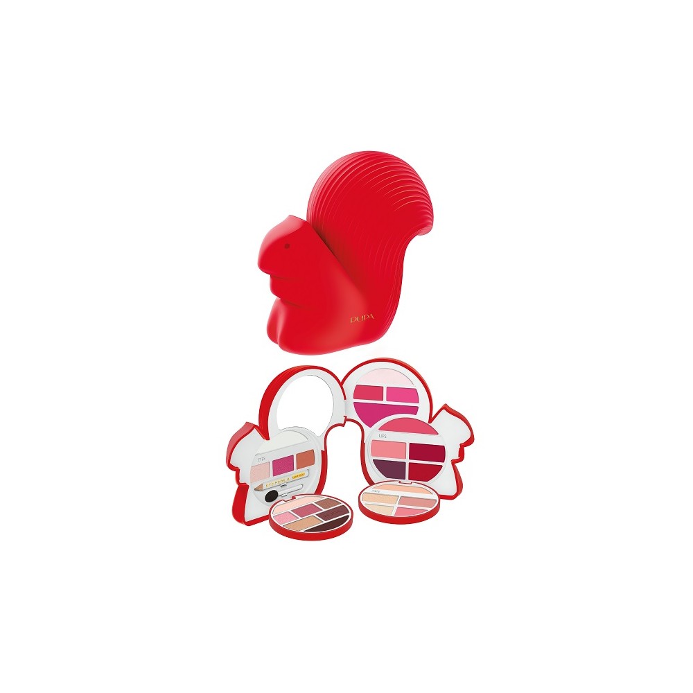 Pupa Squirrel 4 Rosso Cofanetto 