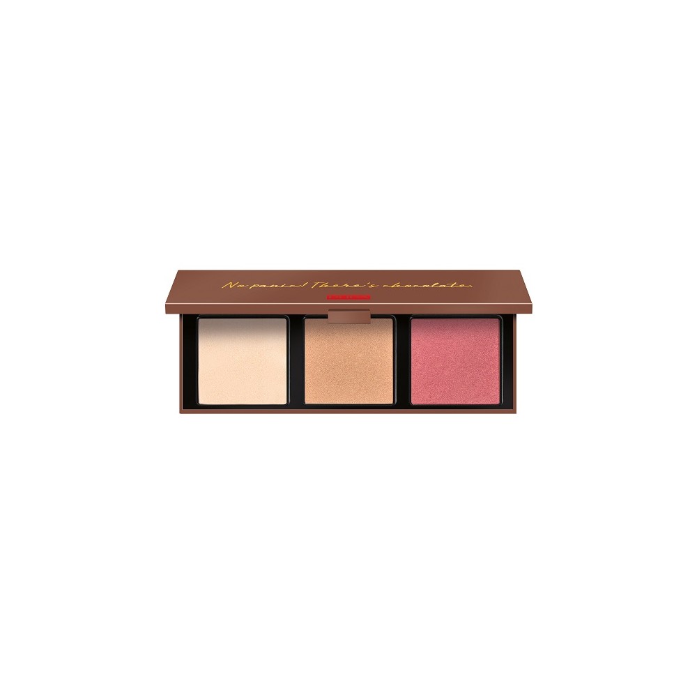 Pupa Zero Calorie Chocolate Highlighting Face Palette - 01 Cherry Chocolate 