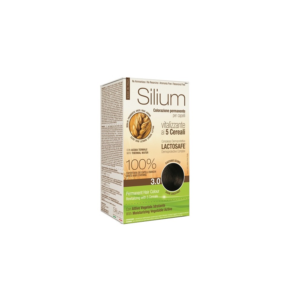 Silium Colorazione Permanente ai 5 Cereali 3.0 Castano Scuro 
