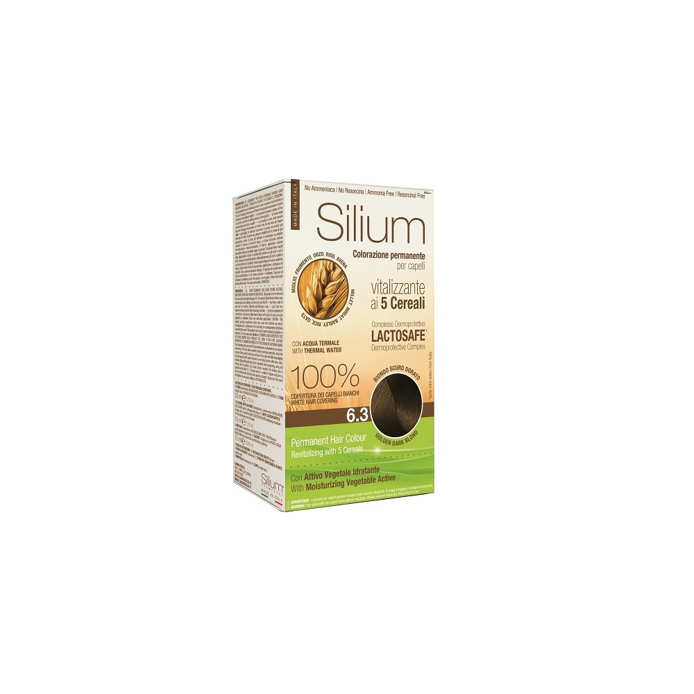Silium Colorazione Permanente ai 5 Cereali 6.3 Biondo Scuro Dorato 