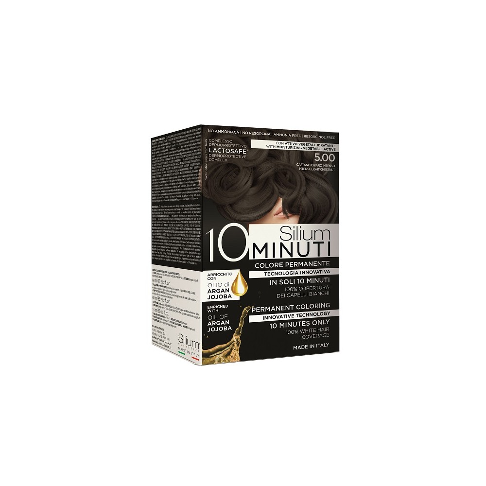Silium 10 minuti Colorazione Permanente 5.00 Castano Chiaro Intenso 