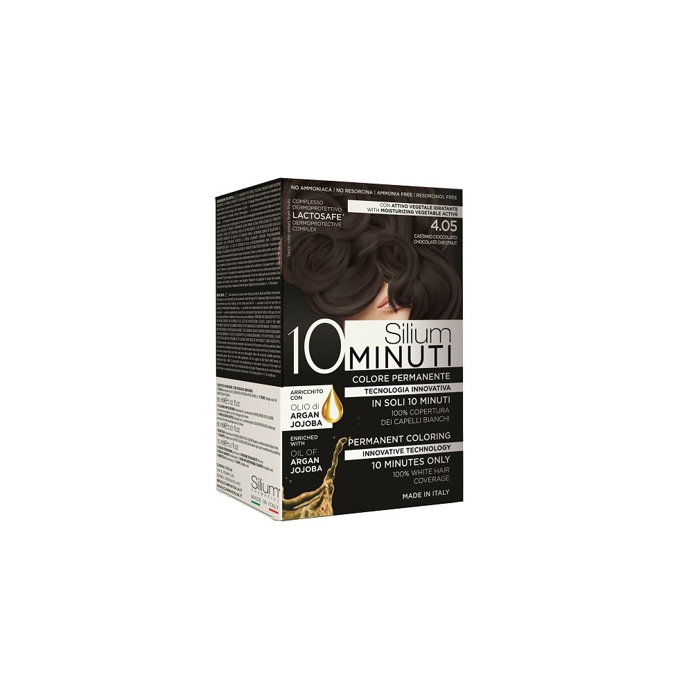 Silium 10 minuti Colorazione Permanente 4.05 Castano Cioccolato 
