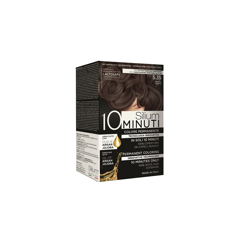 Silium 10 minuti Colorazione Permanente 5.35 Tabacco 