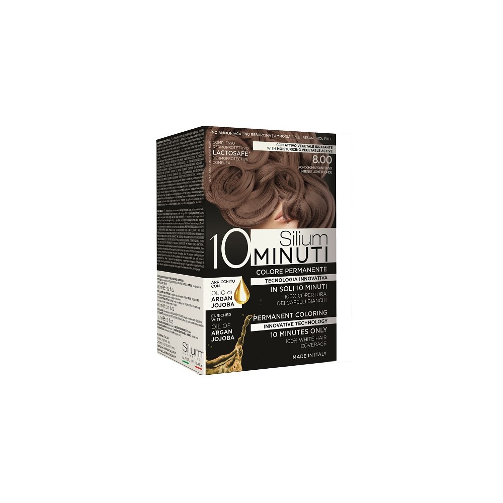 Silium 10 minuti Colorazione Permanente 8.00 Biondo Chiaro Intenso 