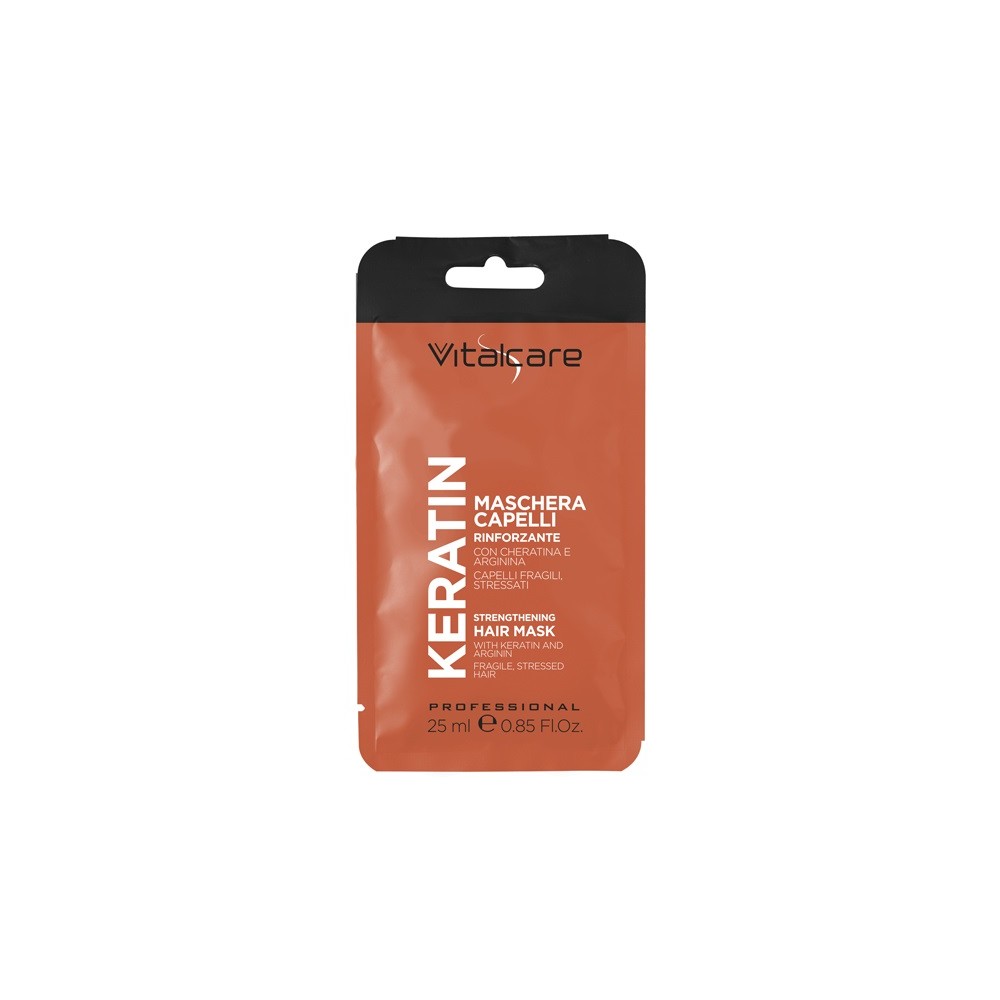 Vitalcare Keratin Maschera Capelli Monodose 25ML 