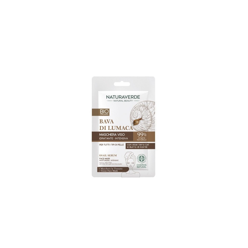 Naturaverde Bio Bava di Lumaca Maschera In Tessuto 