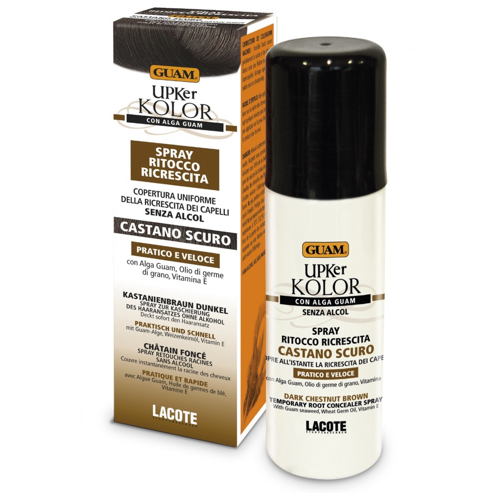 Guam Upker Kolor Ritocco Spray Castano Scuro 75ML 