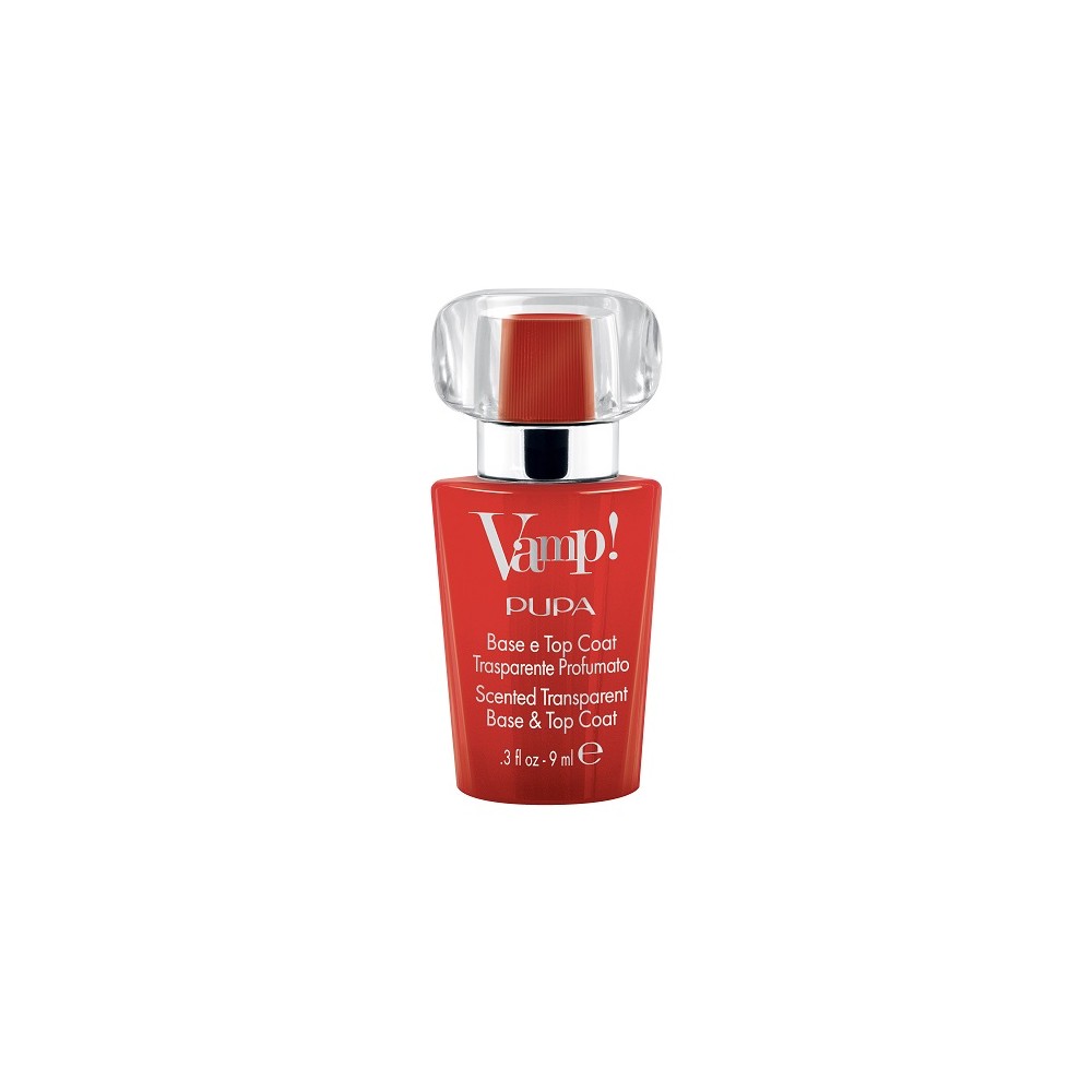 Pupa Vamp! Base & Top Coat Rosso - Transparent 9ML 