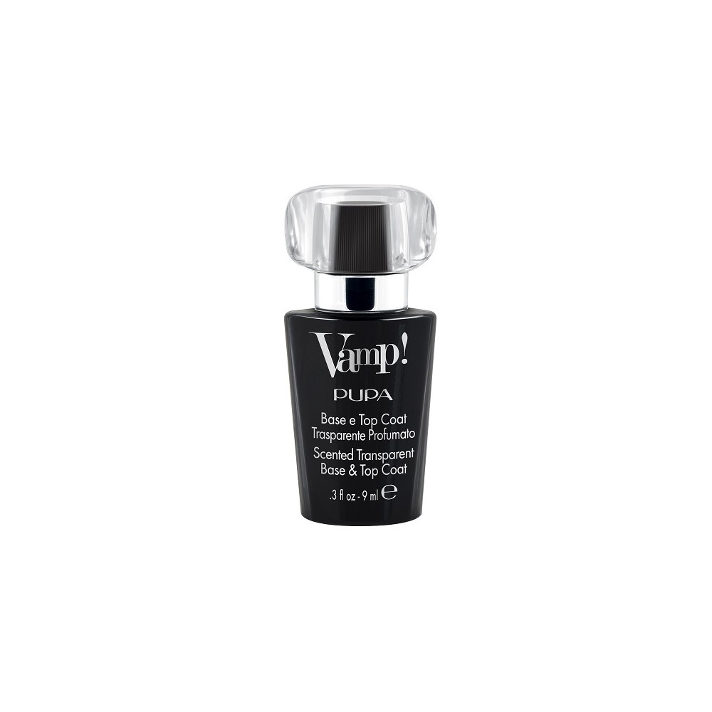 Pupa Vamp! Base & Top Coat Nero - Transparent 9ML 
