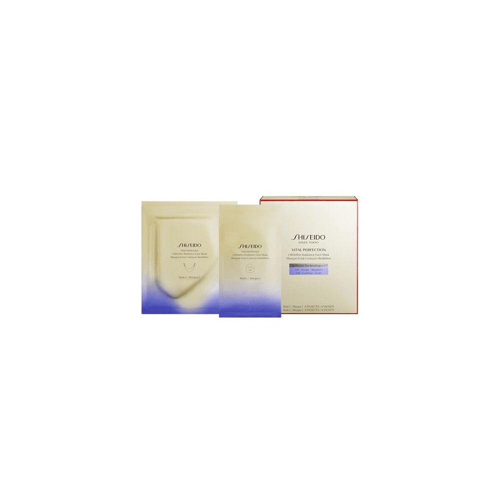 Shiseido Vital Perfection LiftDefine Radiance Face Mask 6PZ 