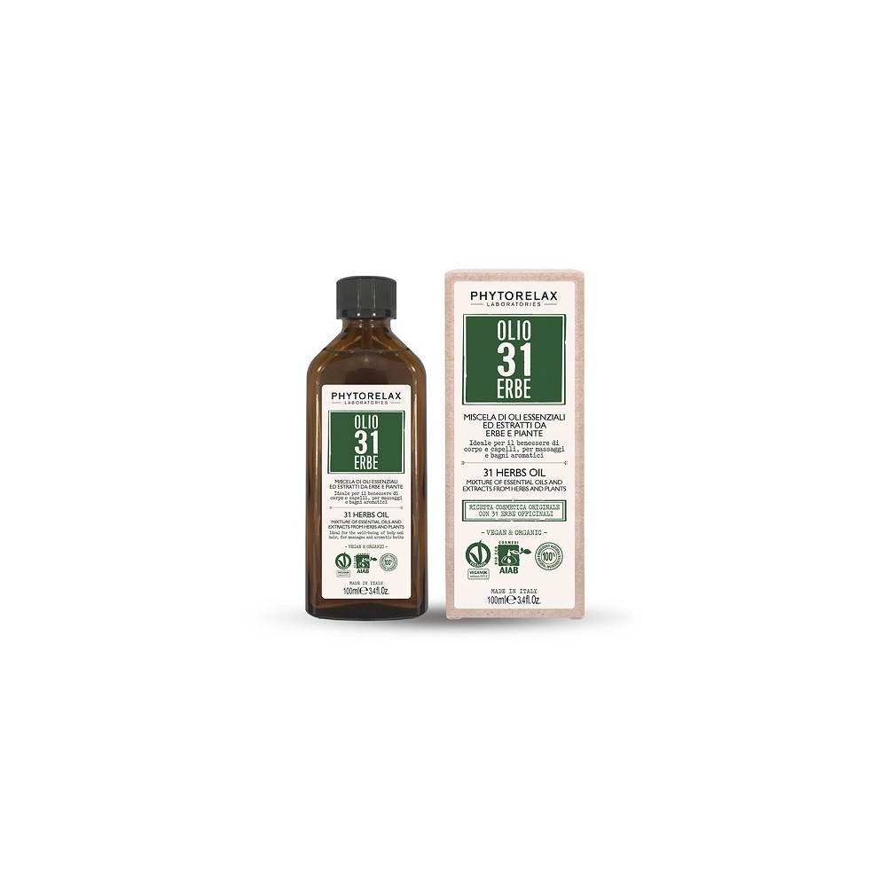 Phytorelax Olio 31 Erbe Miscela di Oli Essenziali 100ML 