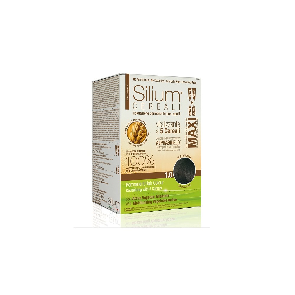 Silium Maxi Colorazione Permanente ai 5 Cereali 1.0 Nero Naturale 