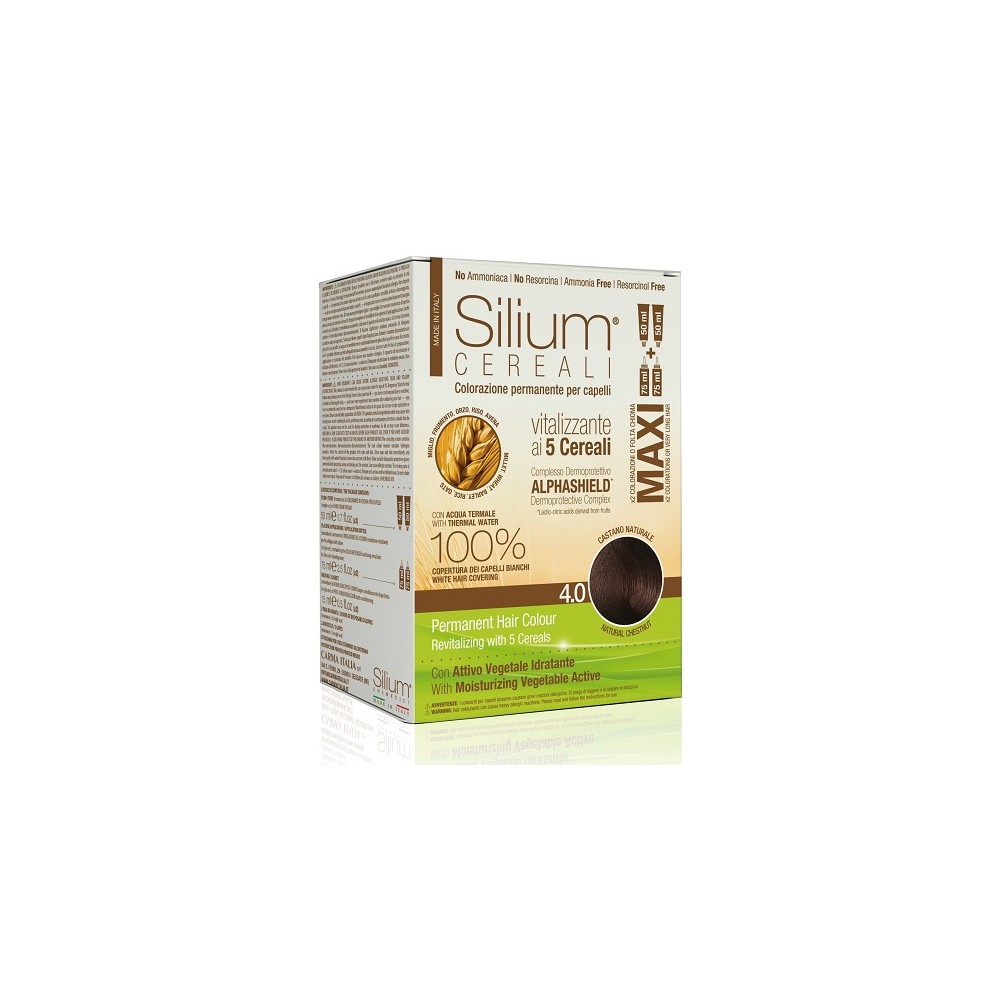 Silium Maxi Colorazione Permanente ai 5 Cereali 4.0 Castano Naturale 