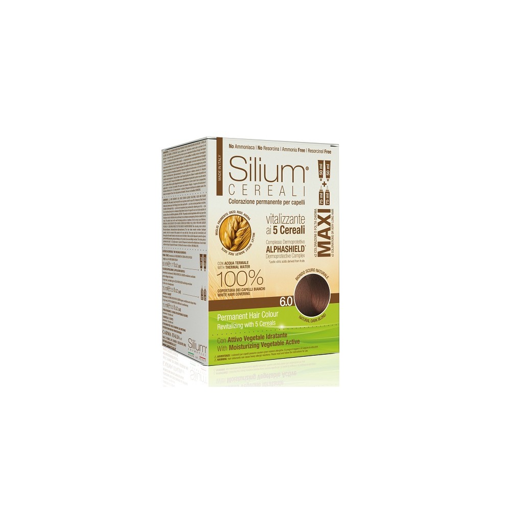 Silium Maxi Colorazione Permanente ai 5 Cereali 6.0 Biondo Scuro Naturale 