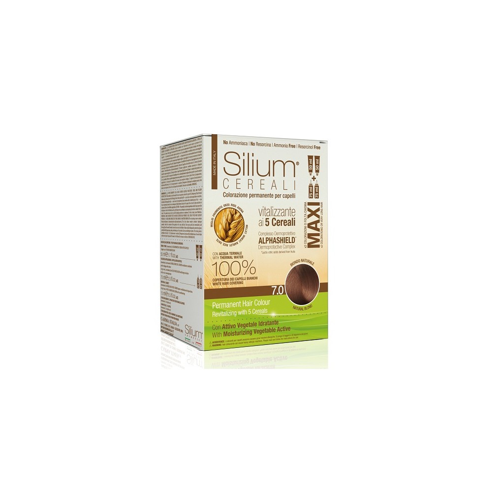 Silium Maxi Colorazione Permanente ai 5 Cereali 7.0 Biondo Naturale 