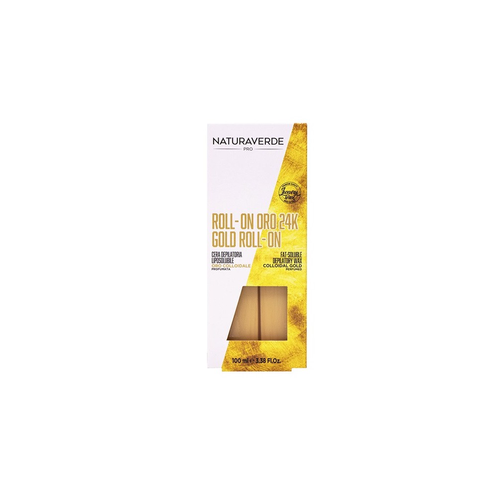 Naturaverde Pro Oro 24K Cera Depilatoria Roll On 100ML 