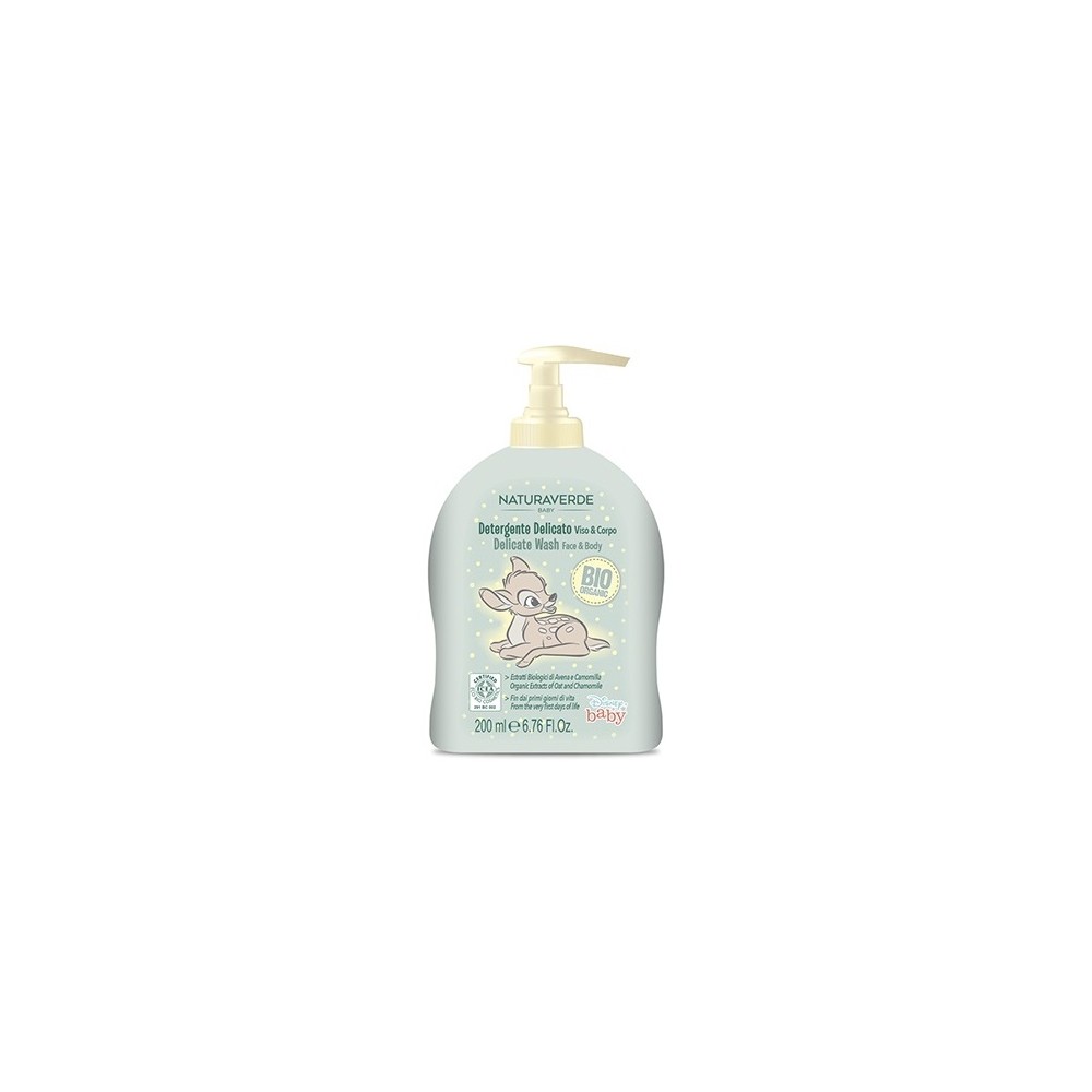 Naturaverde Bio Disney Baby Detergente Delicato Viso & Corpo 200ML 