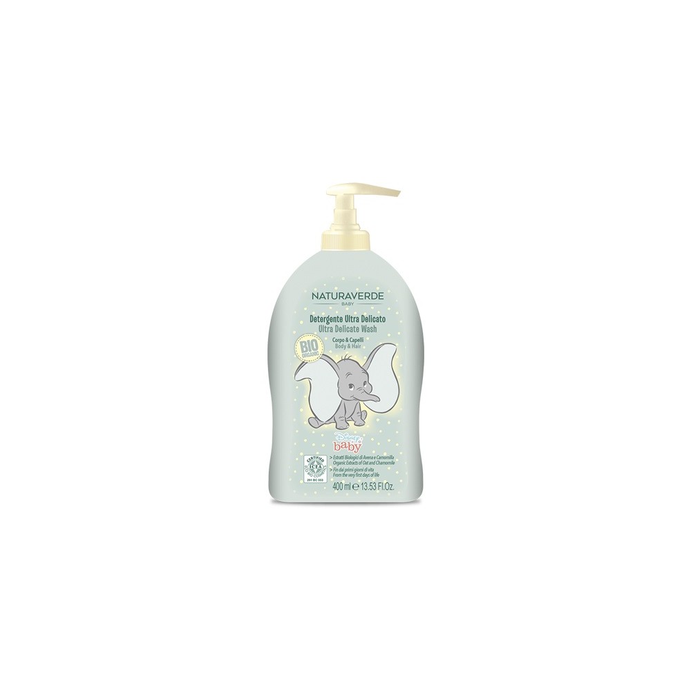 Naturaverde Bio Disney Baby Detergente Corpo & Capelli Ultra Delicato 400ML 