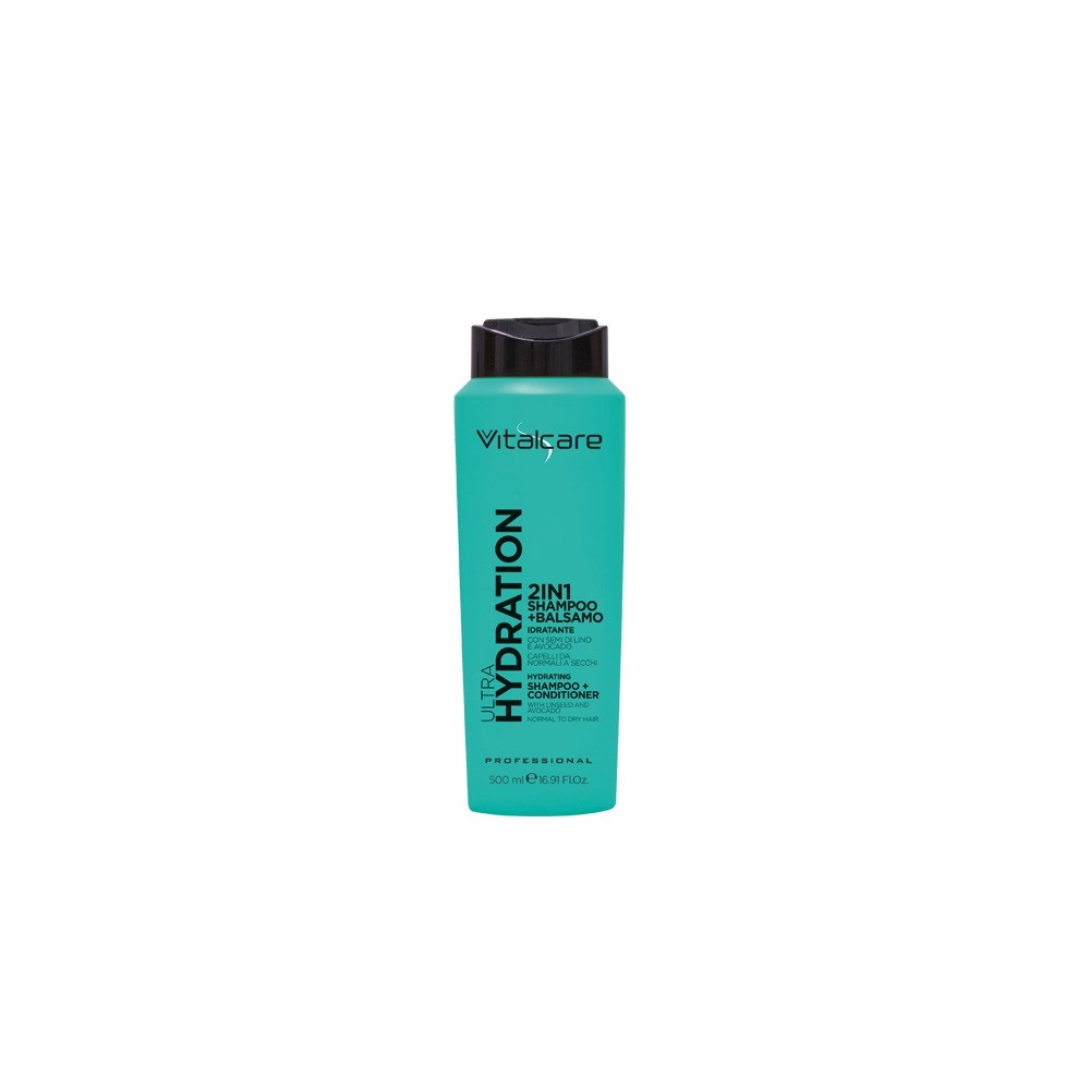 Vitalcare Ultra Hydration 2 in 1 Shampoo & Balsamo 500ML 