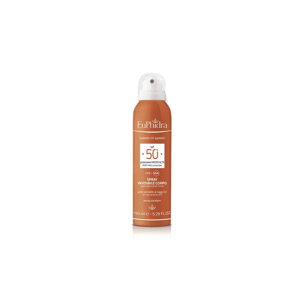 Euphidra Kaleido UV System Spray Invisibile Corpo SPF 50+ 150ML 