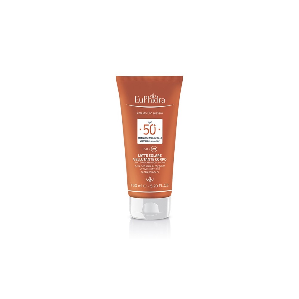 Euphidra Kaleido UV System Latte Solare Vellutante Corpo SPF 50+ 150ML 