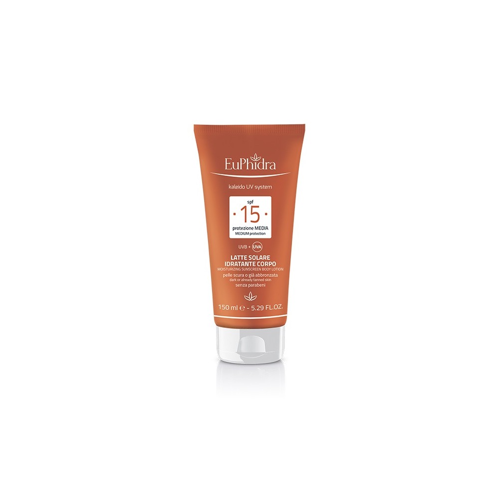 Euphidra Kaleido UV System Latte Solare Idratante Corpo SPF 15 150ML 