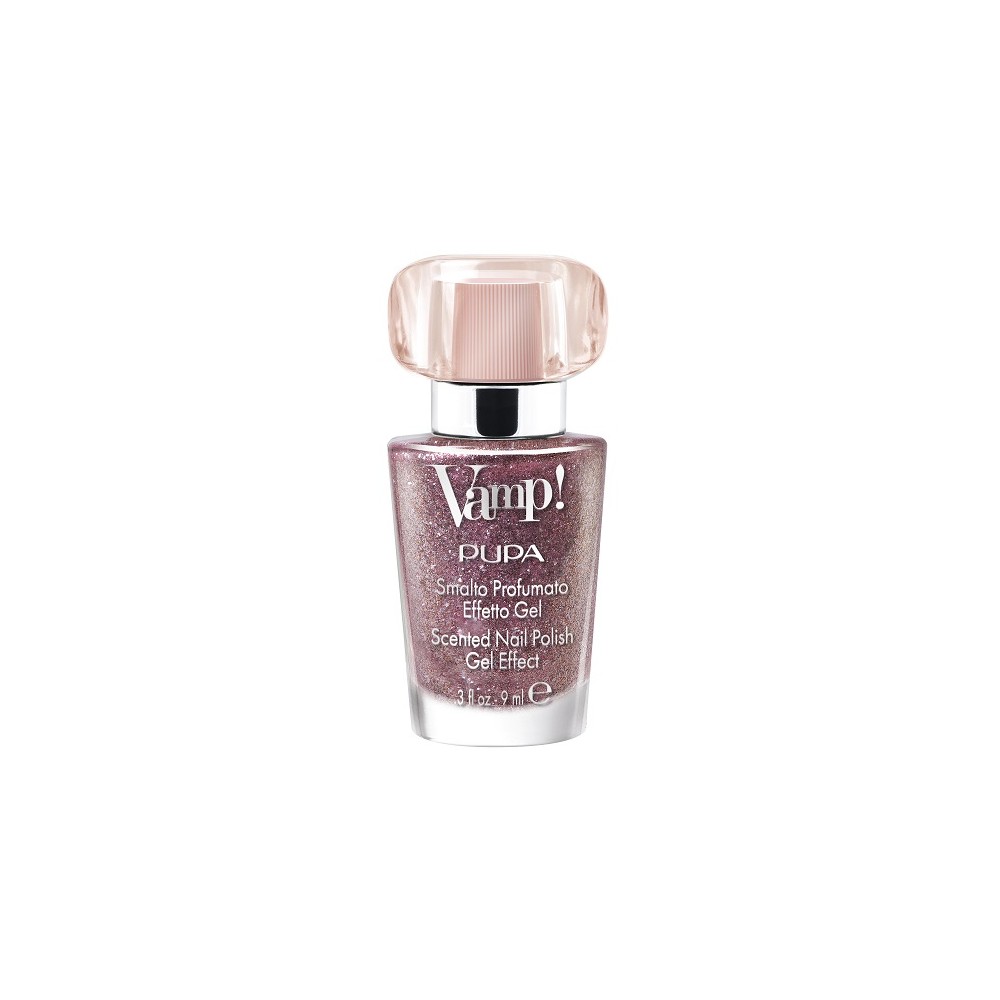 Pupa Vamp! Smalto Profumato Effetto Gel Sparkling Edition - 116 Bling Pink 