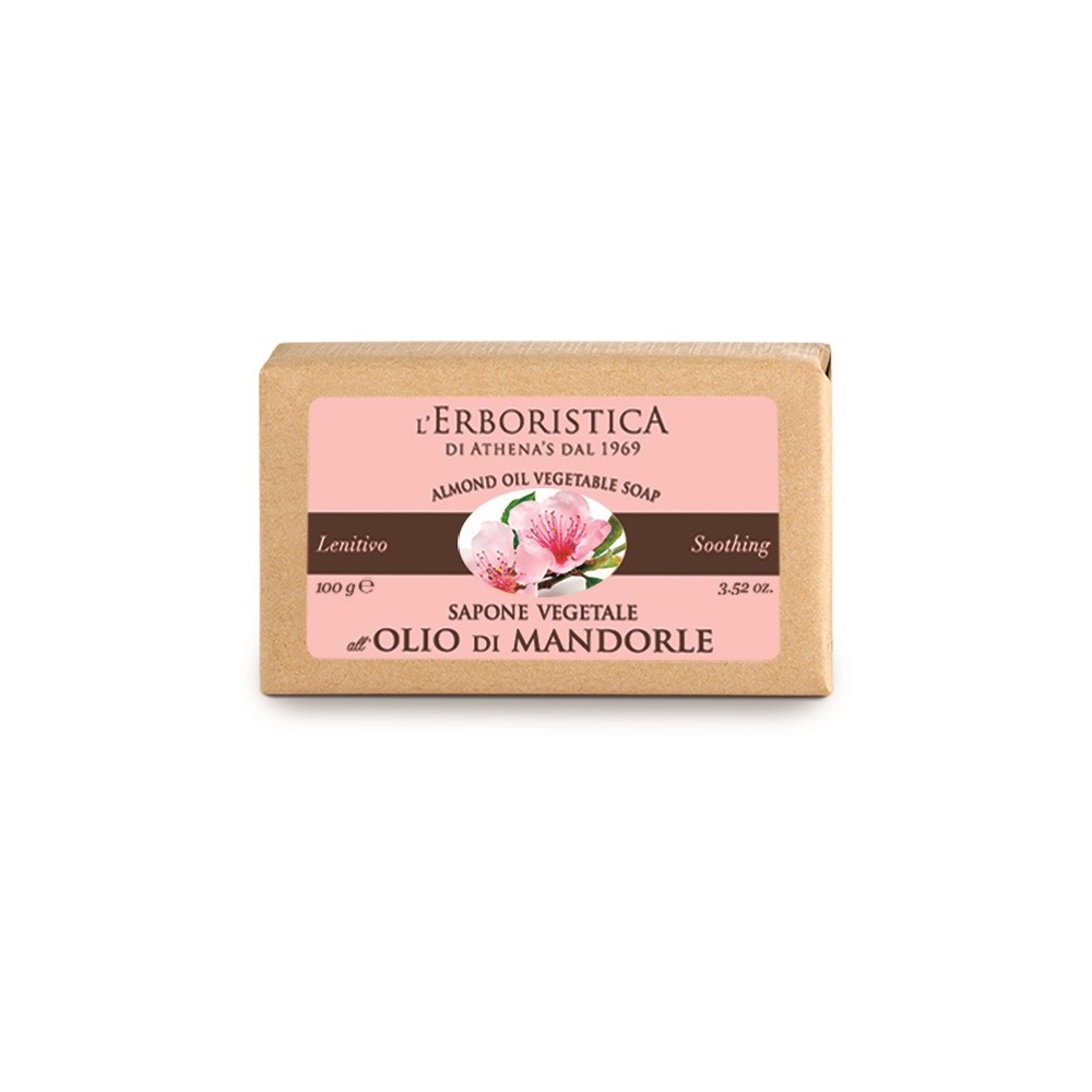 Athena's Sapone Vegetale all'Olio di Mandorle 100G 