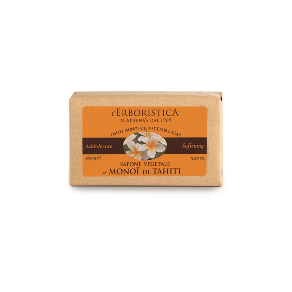 Athena's Sapone vegetale all'Olio di Monoi 100G 