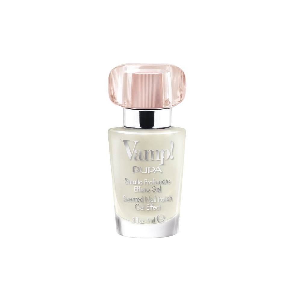 Pupa Vamp! Smalto Profumato Effetto Gel Rosa - 119 Cotton White 