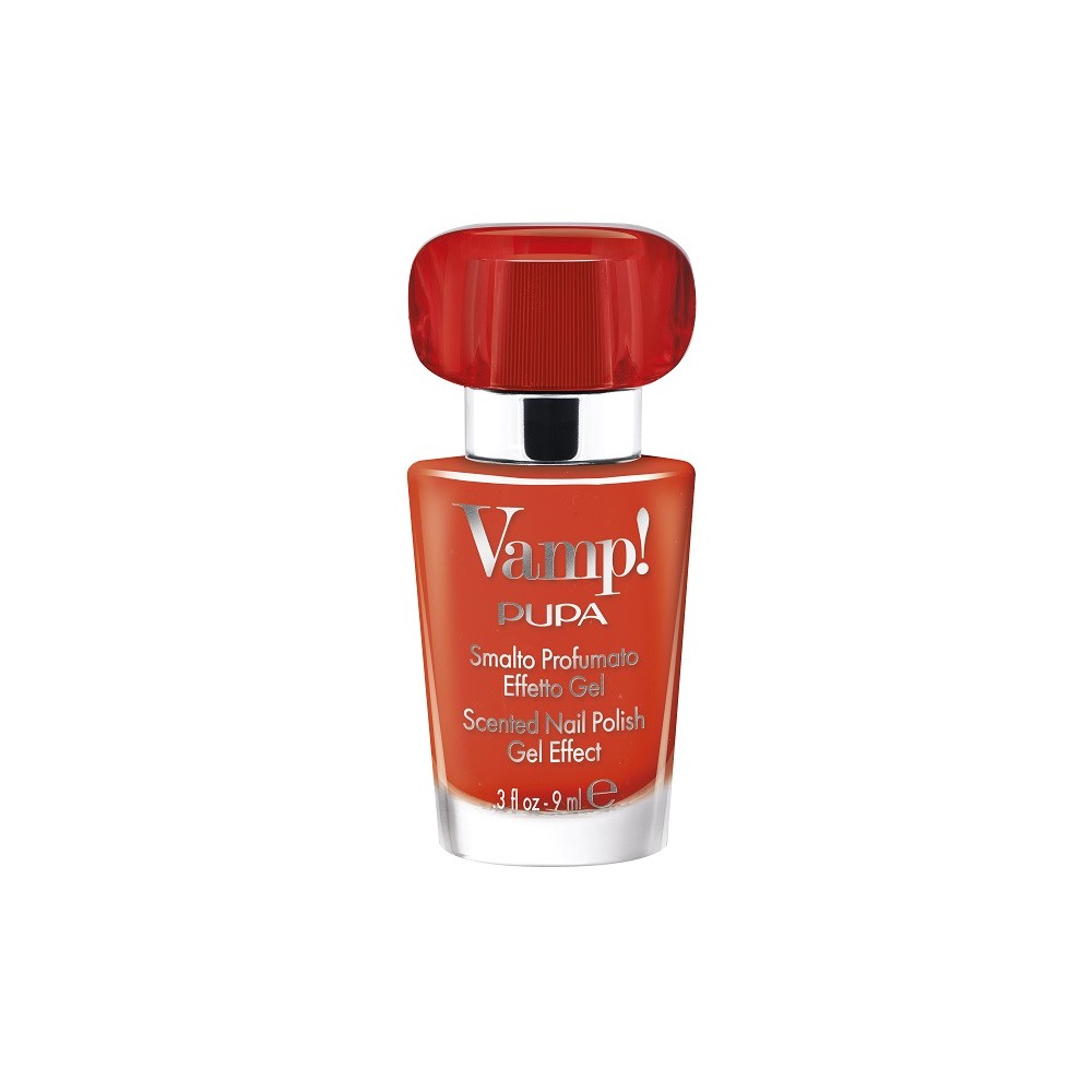 Pupa Vamp! Smalto Profumato Effetto Gel Rosso - 210 Sexy Orange 