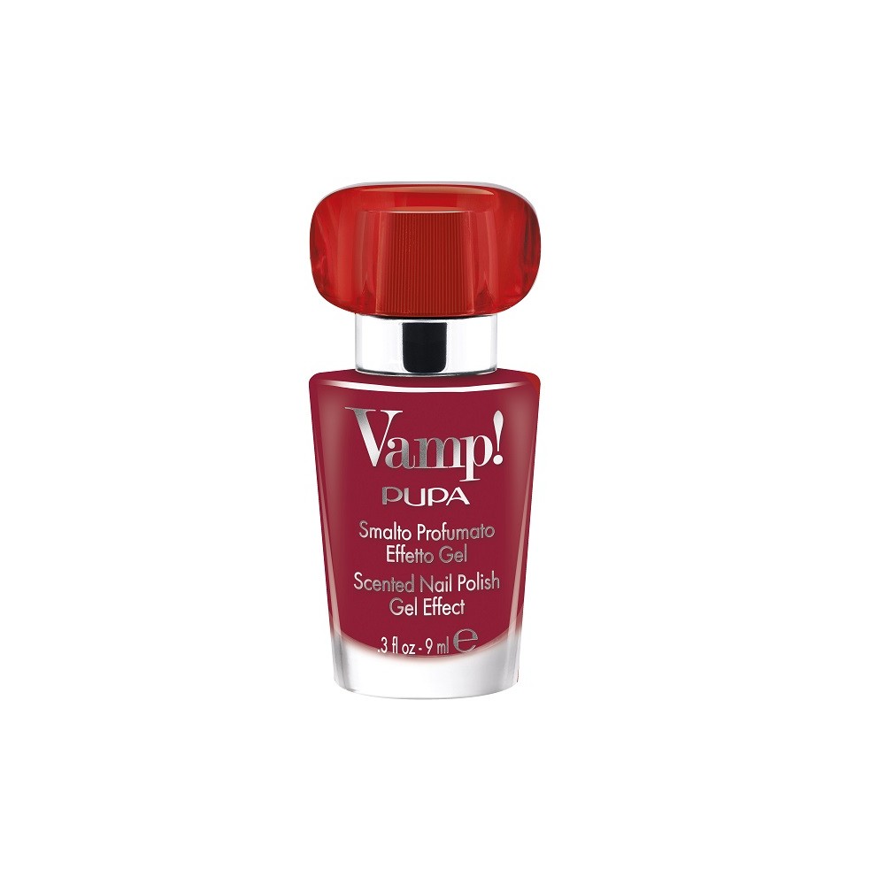 Pupa Vamp! Smalto Profumato Effetto Gel Rosso - 212 Loving Red 